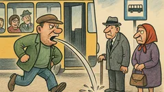 Виц: Влиза простак в телевизионно студио...