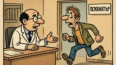 Виц: – Ходих на психиатър...