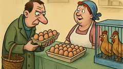 Виц: В магазина питат за подбрани яйца…