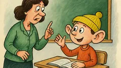 Виц: Учителката пита „За какво са ти ушите?“