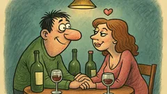 Виц: Любов от пръв поглед след втората бутилка?