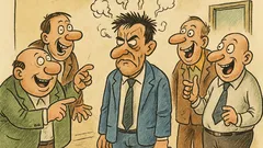 Виц: Когато човек е изнервен...