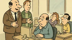 Виц: Шефът води нов работник и казва…