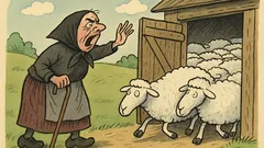 Виц: Баба Пена вика „Локдаун!“