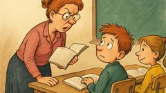 Виц: Учителката пита Гошко за целувка