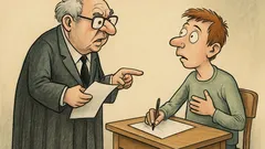 Виц: Професорът на изпит: По Мангъров?