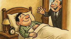 Виц: Как да се събудиш добър?