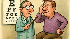 Виц: При очния лекар – прочетете реда…