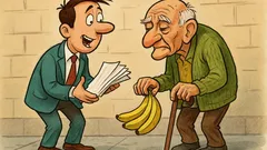 Виц: Младо брокерче омагьосва 98-годишен...