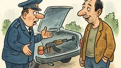 Виц: Отворете багажника!