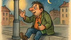 Виц: Пиян се прибира вкъщи учтиво...