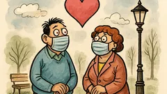 Виц: Любовта е във въздуха... с маски