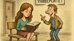 Виц: В университета тече сесия