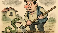 Виц: Чу ли, бе? Георги убил змия!