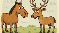 Виц: Еленът е кон с провален личен живот