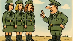 Виц: Ще дойде време, когато в армията...