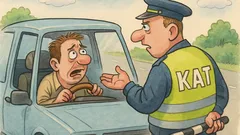 Виц: Катаджия спира шофьор и той се ядосва