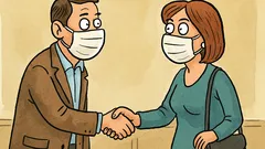 Виц: Приятно ми е, Георгиев – преболедувал