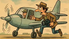 Виц: Фотографът вика: „Давай, излитай!“