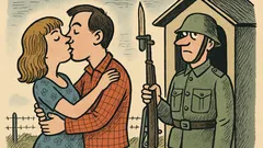 Виц: „Мило, жестоко се целуваш...“