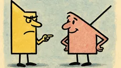 Виц: Правият ъгъл казал на тъпия...