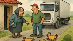 Виц: Чука се на селска къща…