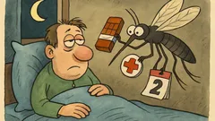 Виц: Снощи комар изпи кръвта ми…