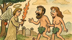 Виц: Ало, веганите, изгониха ни от Рая!