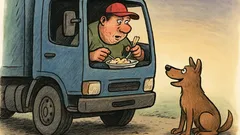 Виц: Куче поздравява тираджия: „Здравей, колега!“