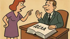 Виц: Искам развод! Дела трябват, а не думи