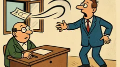 Виц: Опишете накратко заплатата си…