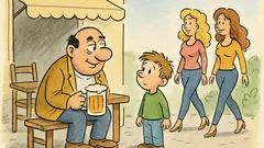 Виц: Тате, стар приятел по-добър ли е?