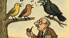 Виц: Славей, врабче и гарга пеят...