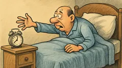 Виц: Ако не стигаш нещо легнал…