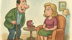 Виц: Скъпа, разходка и диамантен пръстен?