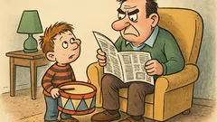 Виц: Тате, купи ми барабан...