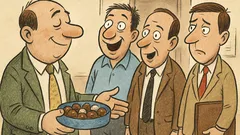 Виц: Мъж черпи колегите в службата