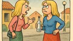 Виц: Две блондинки се карат за водка