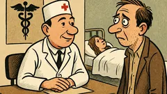 Виц: Докторе, как е жена ми?