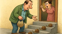 Виц: Съпруг отиде за охлюви… осъмна