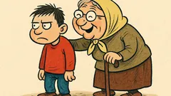 Виц: Бабата избира име на бебето