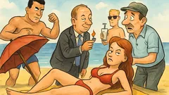 Виц: Лято, море, плаж… и стругове?