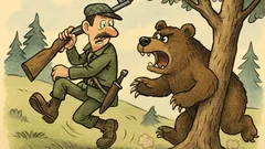 Виц: Ловец тръгва сам на лов...