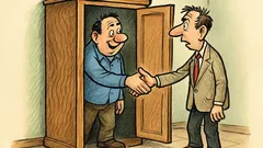 Виц: Мъжко поверие: не през гардероба