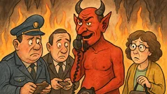 Виц: Попаднали в ада полицай, кмет...