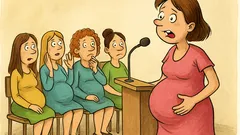 Виц: На форум за бременни…