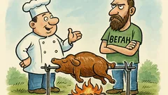 Виц: Търся веган да наглежда чеверме