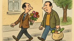 Виц: Нежененият носи цветя, семейният зеленчуци