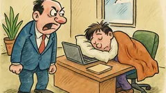 Виц: Шеф влиза в офиса и онемява...