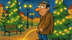 Виц: Напълниха града с коледни лампички…